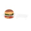 Durameg Plastic Salad Go Containers - 5" Clamshell Square (50 Pack) - Clear Hinged Take-Out Plastic Sandwich Boxes - 4 of 4