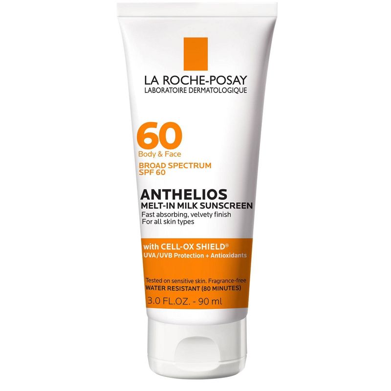 La Roche Posay Anthelios Sunscreen, Melt In Milk Lotion Face and Body Sunscreen - SPF 60 - 3oz, 1 of 11