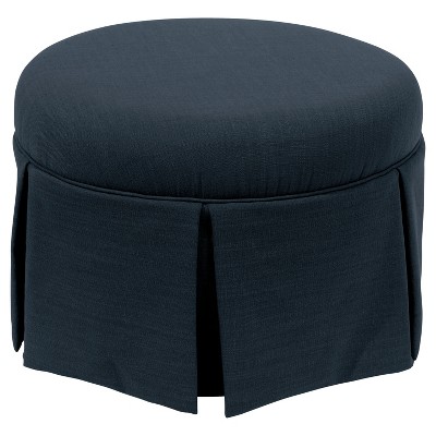 At Auction: DIRECTIONAL ROLLING OTTOMAN FOOTSTOOL. UNMARKED