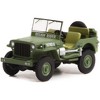1942 Willys MB Jeep #20362162-S Green "U.S. Army World War II - Rough Rider" "Battalion 64" 1/64 Diecast Model Car by Greenlight - 2 of 3