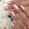 LOVELAY CREATIONS Almond French Tip Press-On Nails - 3 of 4