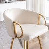 CAVINAS 30 Inch Bar Stools Counter Height,Set of 2,Upholstery Barstools with Chrome Footrest&Velvet Backrest,Counter Stools for Kitchen - 2 of 4