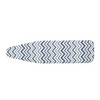 Seymour Home Products Ultimate Replacement Cover and Pad Blue Chevron: Padded Ironing Board Cover with Elastic Band - 3 of 4