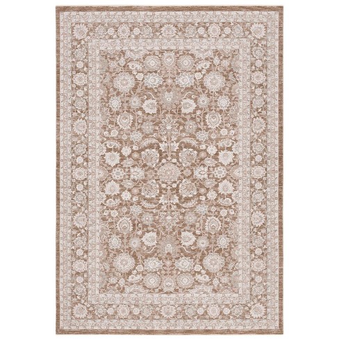 Willow Wlo101 Power Loomed Area Rug - Light Brown/ivory - 4'x6 ...