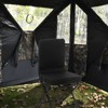 Gymax 360 Degree Swivel Silent Camping Chair Folding Chair W/ Padded Seat & Backrest Non-Slip Oversized Duck Feet Camouflage/Black - 3 of 4