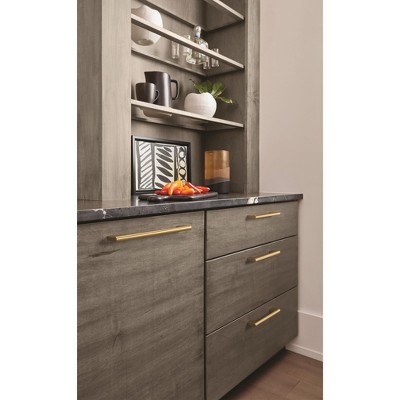 Versa 7" Champagne Bronze Modern Bar Pull with Mounting Hardware