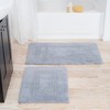 Hastings Home 2-Piece Machine Washable Cotton Bathroom Mat Set - 2 of 4