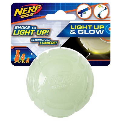 NERF Led Lightneing Glow Ball Dog Toy - 2.5"