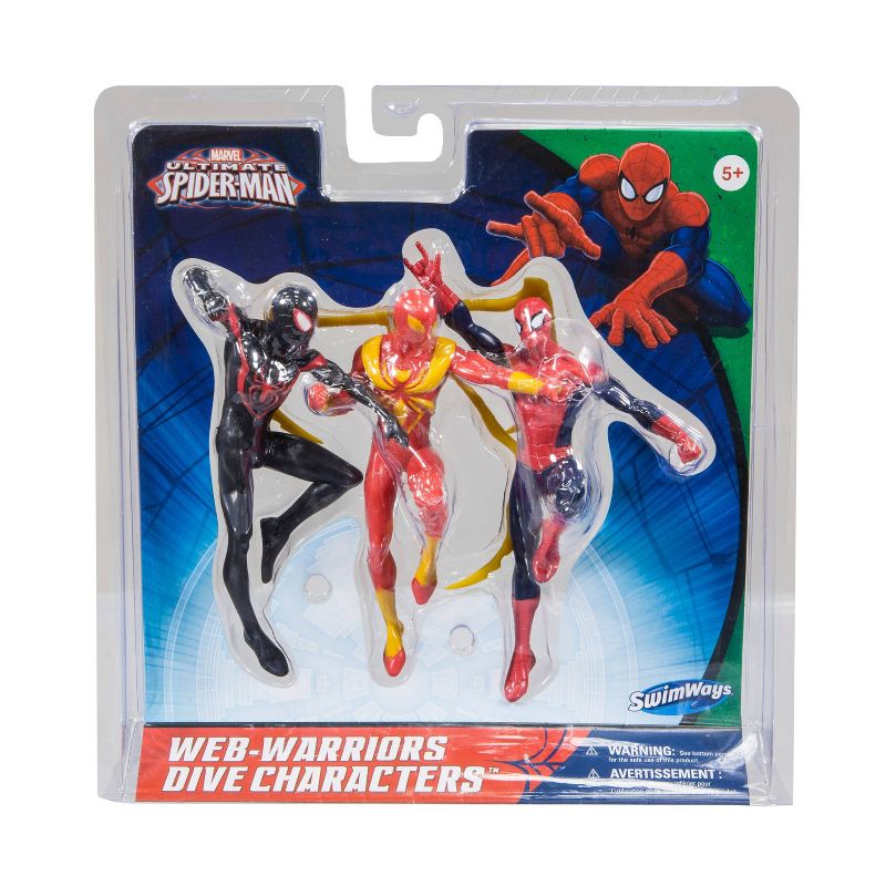 Swimways Marvel Spider-Man Web Warriors Dive Characters - 3pk, 3 of 7