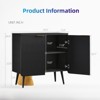 GlasFlength Decorative Storage Cabinets, Self-Serve Lockers Recessed Cabinets In Kitchen and Dining Room Entrance Cabinets, Black 29.5"*13.8" *29.9" - 2 of 4