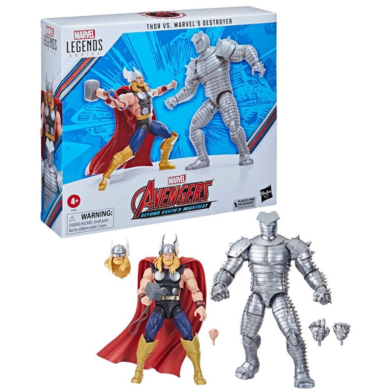 Marvel Avengers Legends Thor vs. Marvel&#39;s Destroyer Action Figure Set - 2pk, 4 of 14