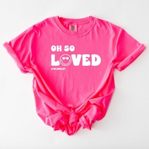 Simply Sage Market S.W.Smiley Oh So Loved Garment Dyed Tee - 1 of 4
