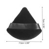 Unique Bargains Loose Powder Puff Face Soft Triangle Puff Blender Beauty Makeup Tool Short Plush 2 Pcs - 4 of 4