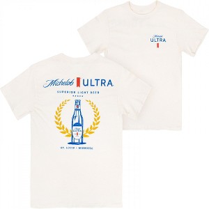Mens Michelob Ultra Superior Light Beer Front & Back Print T-Shirt - 1 of 4