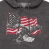 Men's - Instant Message - Eagle Flag Graphic Fleece Pullover Hoodie - 2 of 4