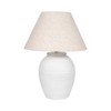 SAGEBROOK HOME 27" Artisan Jug Table Lamp: Polyester Empire Shade, UL Listed, Concrete Base - image 4 of 4