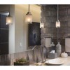 Progress Lighting Alexa 1-Light Mini-Pendant, Brushed Nickel, White Linen Glass Shade - 2 of 4