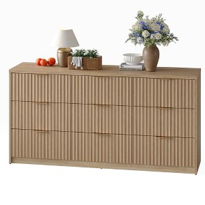 8/9 Drawer Dresser, Bedroom Storage Cabinet with Drawers, Wooden Bedroom Dresser - 1 of 4