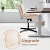 NicBex Office Chair with Adjustable Height Modern 360� Swivel Tiltable Leather Computer Chair without Wheels for Office, Study, Bedroom - 4 of 4