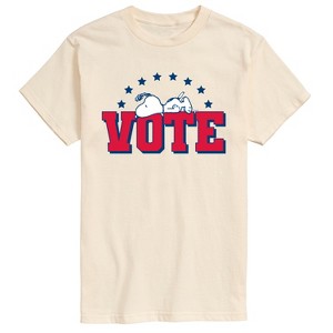 Men's - Peanuts - Vote Snoopy Short Sleeve Graphic T-Shirt - 1 of 4