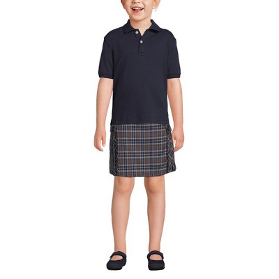 Lands' End School Uniform Kids Short Sleeve Interlock Polo Shirt