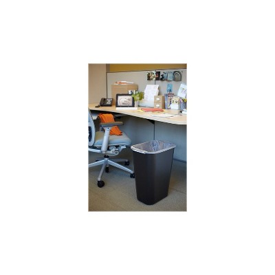 Ameriwood Color Plastic Open Waste Basket - 10.25 Gallons