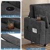 3-In-1 Pull-Out Couch, 56” Loveseat Sleeper Sofa Bed with Cup Holders & USB Charging, Full Size Pull-Out Sofa Couch - 4 of 4