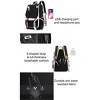 Teenage Girls' Backpack Middle School Students Bookbag Outdoor Daypack with USB Charge Port (21 Liters, Black Pink) - 4 of 4