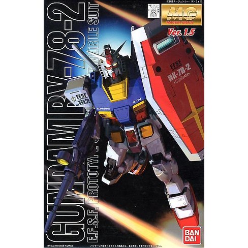 Bandai Hobby Mobile Suit Gundam Rx-78-2 Gundam Ver. 1.5 Mg 1/100 Model Kit  : Target