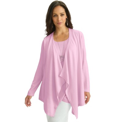 Jessica London Women's Plus Size Flyaway Cardigan