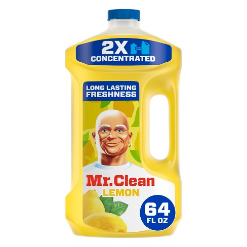 Mr. Clean Lemon Scent Dilute Summer Multi-surface Cleaner - 64 Fl 