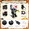 HOMDOX 3.9 × 6.9 × 8FT Halloween Inflatables Skeleton Knight and Colorful Printed Dinosaur with Build-in LED, Blow up Halloween Decorations Outdoor - 3 of 4