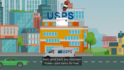 GoGreen 4-Foot Black 4-Wire Range Cord, 50 Amp