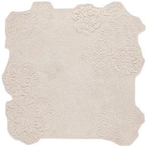 Mykonos MKN107 Hand Tufted Indoor Area Rug - Ivory - 6'x6' - Safavieh - 1 of 4