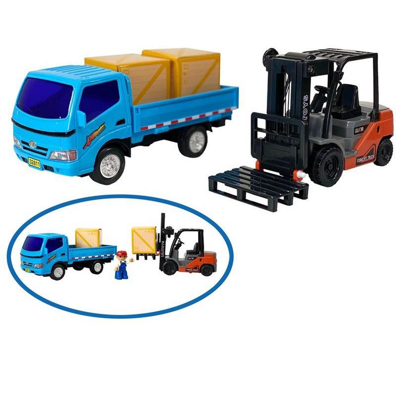 Big Daddy Forklift and Toy Truck Combo Set, 2 of 7