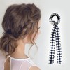 Unique Bargains Elegant Square Sequin Bow Ribbon Hair Elastic Band 1 Pc - 2 of 4