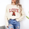 Simply Sage Market Women's Love Bear Long Sleeve Garment Dyed Tee - 2 of 4