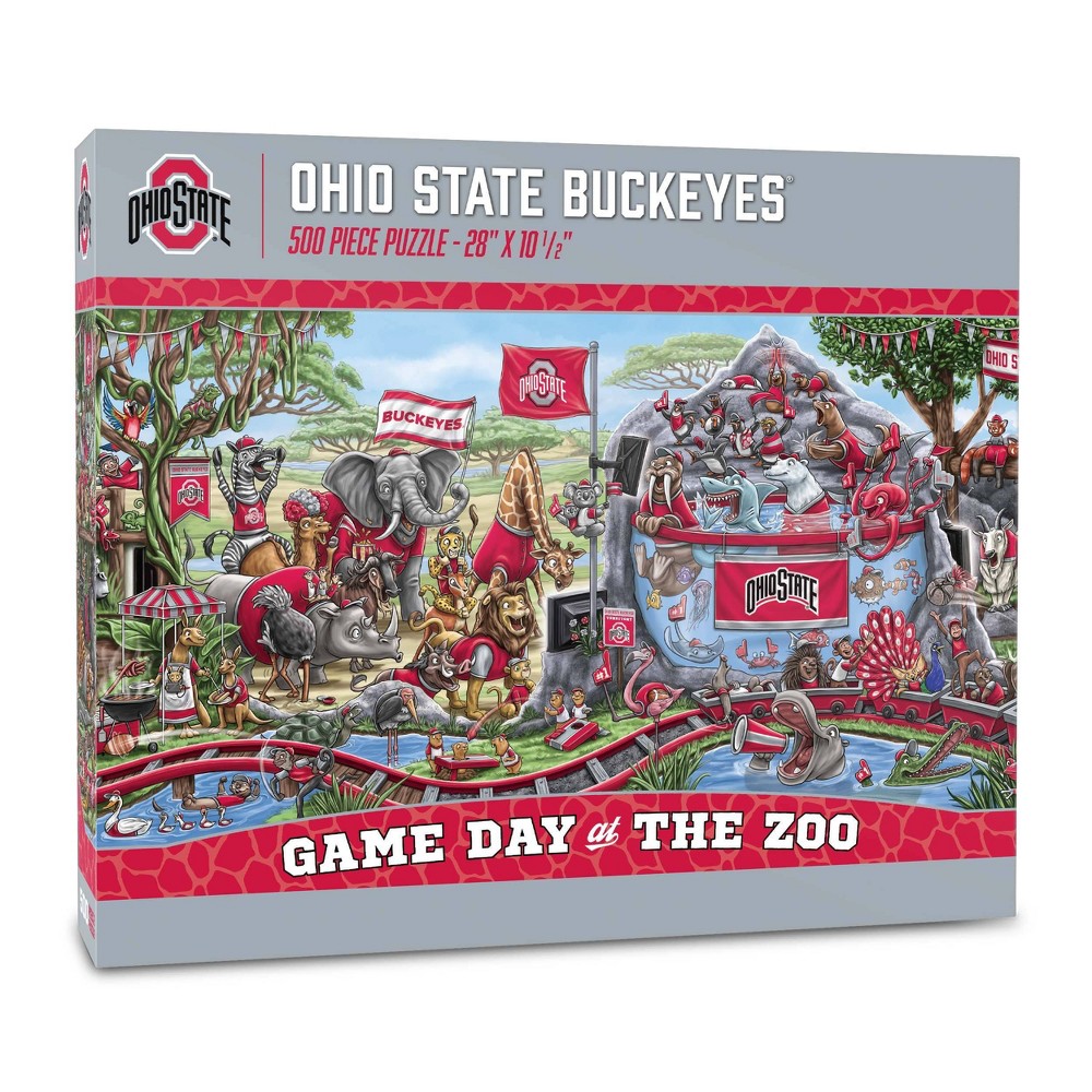 Photos - Jigsaw Puzzle / Mosaic NCAA Ohio State Buckeyes Game Day at the Zoo 500pc Jigsaw Puzzle