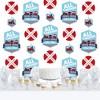 Big Dot of Happiness Railroad Party Crossing - Train Birthday Party or Baby Shower DIY Dangler Backdrop - Hanging Vertical Decorations - 30 Pieces - 2 of 4