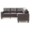 L-Shaped Sectional Sofas Sectional Couch with Hardwood Frame, Long-Lasting Cushions, Ideal for Apartments & RV Homes - 3 of 4