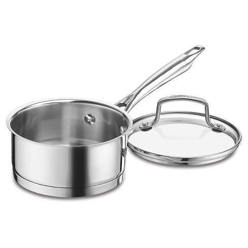 Cuisinart Chef's Classic 619-16 Sauce Pan with Cover, 1.5 qt Capacity, Aluminum
