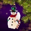 De Carlini Italian Ornaments 6.75 In Candy Cane Charlie Christmas Tree Ornament , Christmas Decor Snowman Ornament Mgd (1PC) - 2 of 4