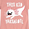 Girls' - Instant Message - This Kid Yaksalotl Fitted Short Sleeve Graphic T-Shirt - 2 of 4