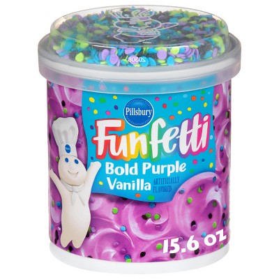 Pillsbury Bold Purple Vanilla Funfetti Frosting - 15.6oz