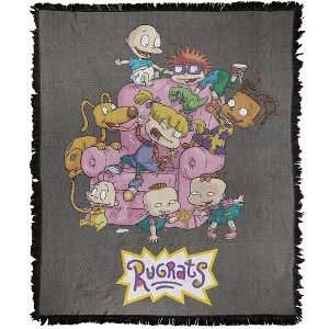 Rugrats Rugrats Chair Blanket 50"x60" Woven Tapestry - 1 of 4