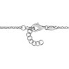 EVERLY JEWELRY | Sterling Silver 1.7mm rolo chain heart center Bracelet, 6.5 inc+1 incext - 4 of 4