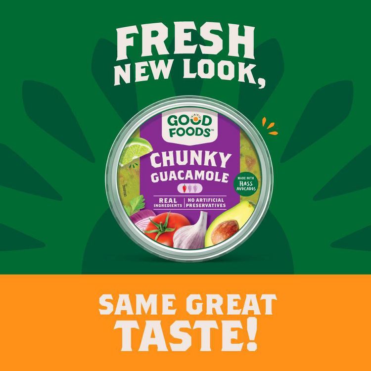 Good Foods Chunky Traditional Guacamole - 7oz, 4 of 9
