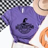 Simply Sage Market Halloweentown University Hat Short Sleeve Tee - 2XL - Grape - 3 of 4