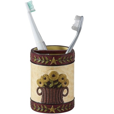 Park Designs Folk Crow Bath Toothbrush Holder