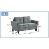 Kumasinova Modern 3/2/1-Seater Cloud Couch,Sleeper Sofa with Velvet Upholstery,Perfect Couchs for Living Room,Bedroom,Office,Living Room Furniture - 2 of 4